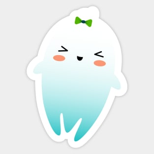 Kawaii Illustration cute Ghost for Kids Sticker